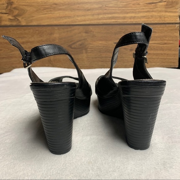 Apt 9 Alexandra style open toe wedges size 6 - Picture 6 of 8